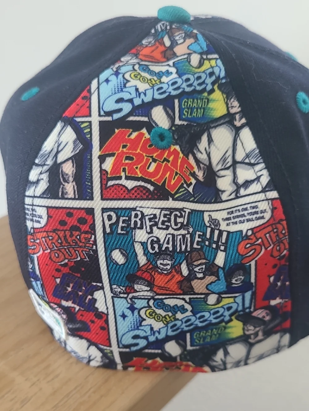 NEW Men's Seattle Mariners Teal & Navy Comic Hero Edition Fitted Hat